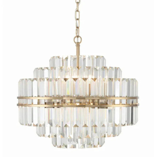 Lampadario di cristallo a più livelli Contempo