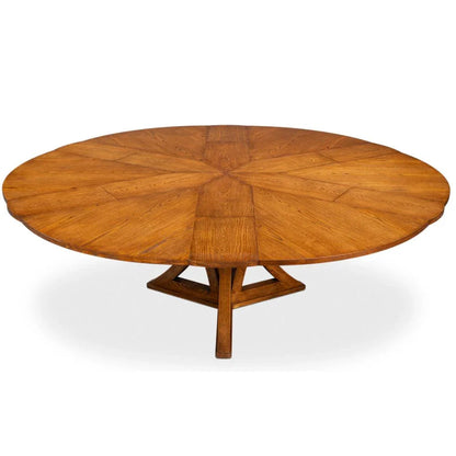 Tavolo da pranzo casual Jupe in color tabacco marrone