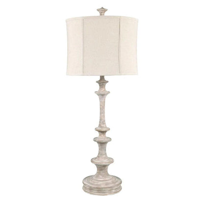Lampade da tavolo ispirate al totem shabby chic - Set di 2