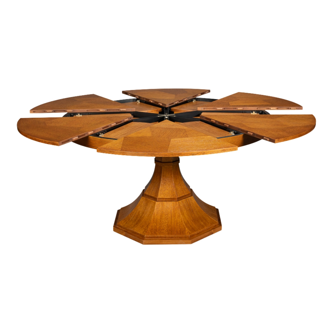 Tavolo Jupe espandibile a spina di pesce di transizione