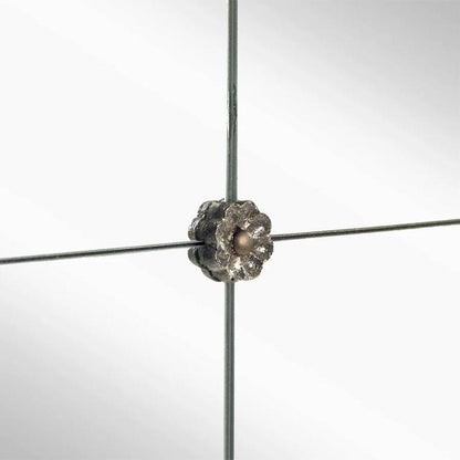 Specchio decorativo con medaglione in stile country francese