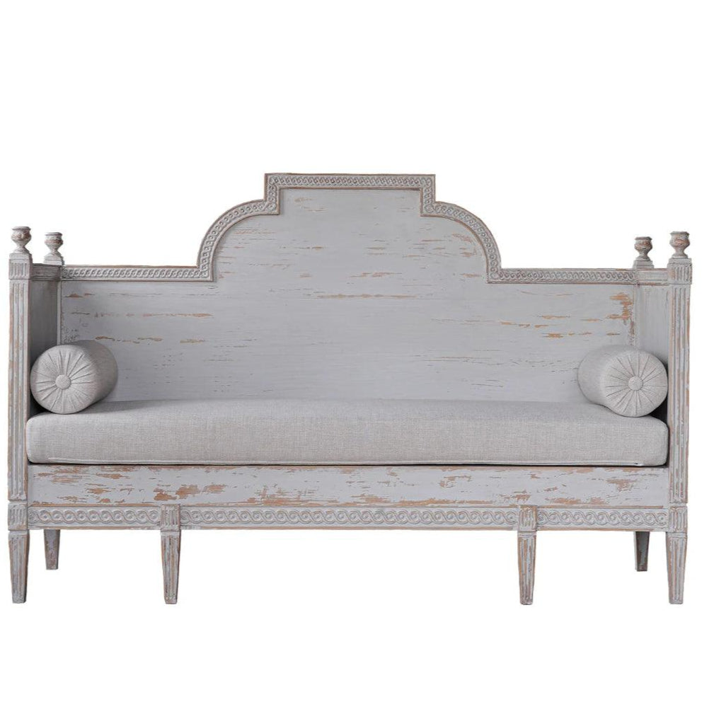 Divano in legno anticato Regal Victoria