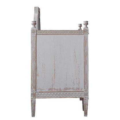 Divano in legno anticato Regal Victoria