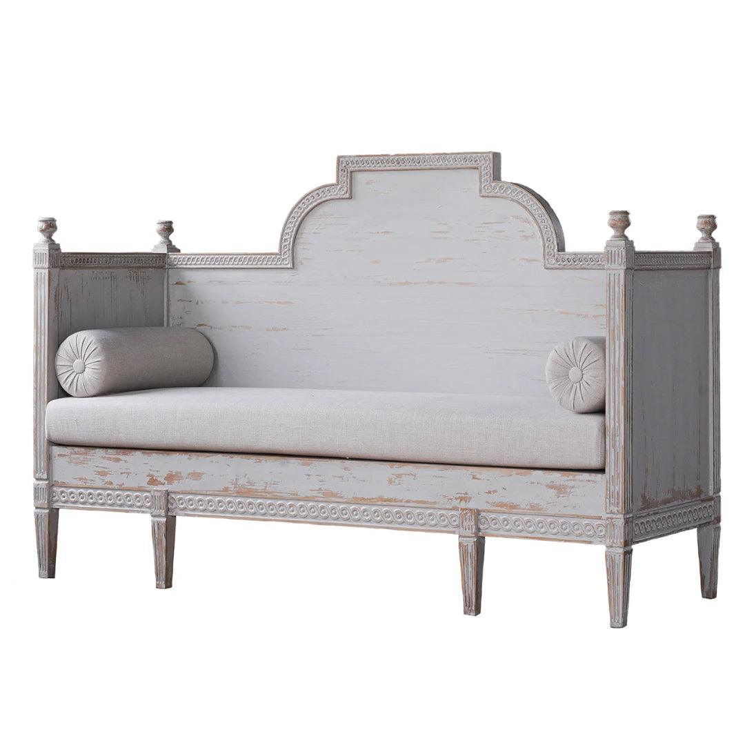 Divano in legno anticato Regal Victoria