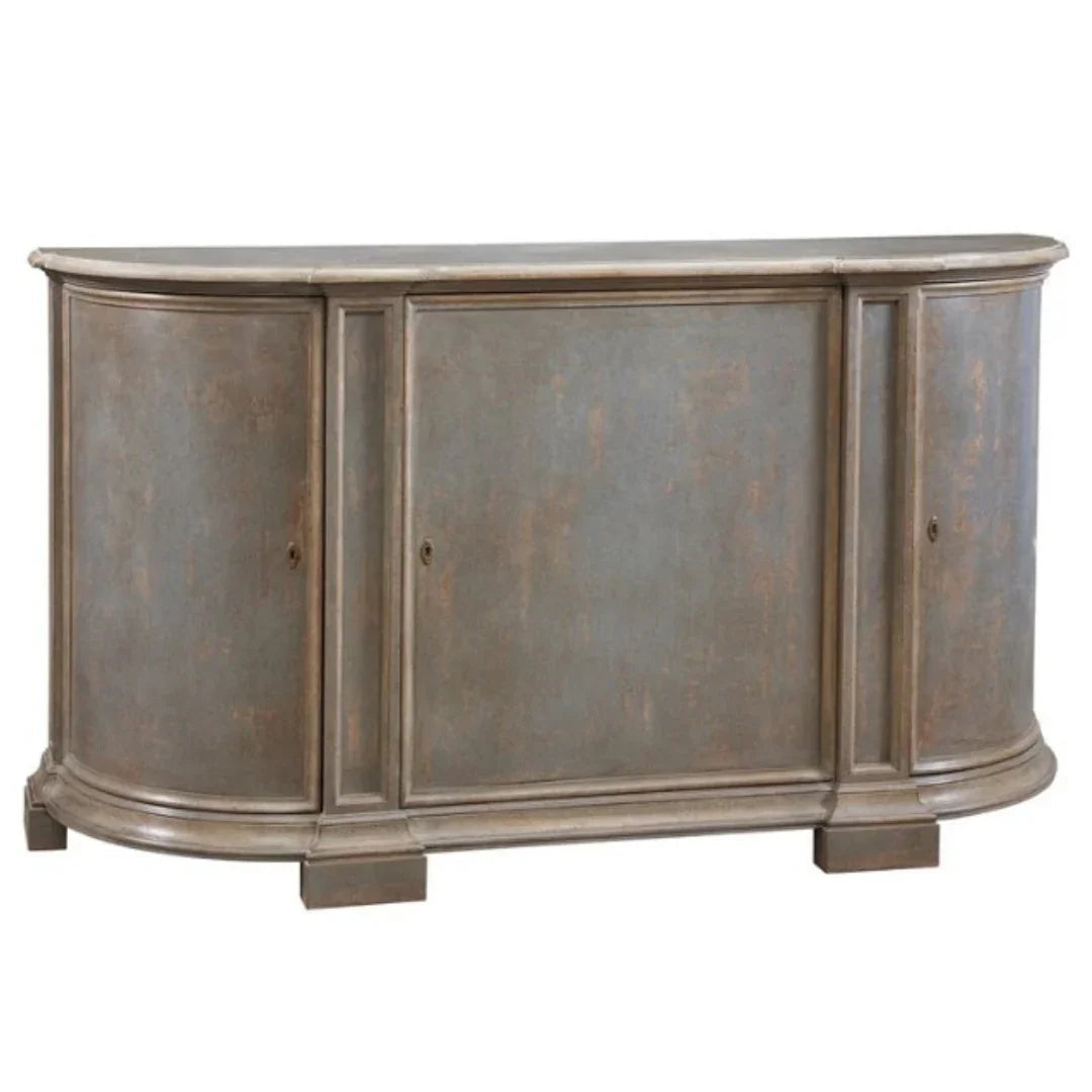 Majestic Credenza curva grigio blu