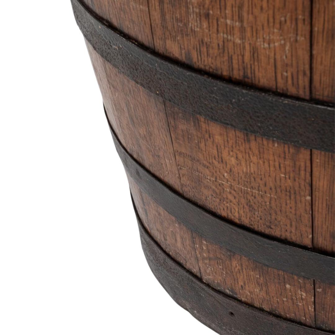 Tavolo a botte largo francese d'epoca, circa 1920