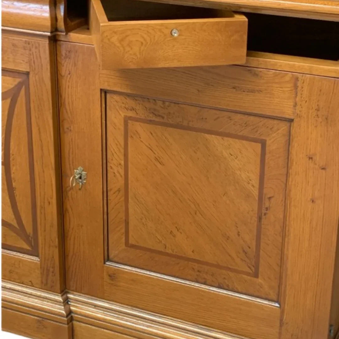 Credenza Art Déco marrone dorato