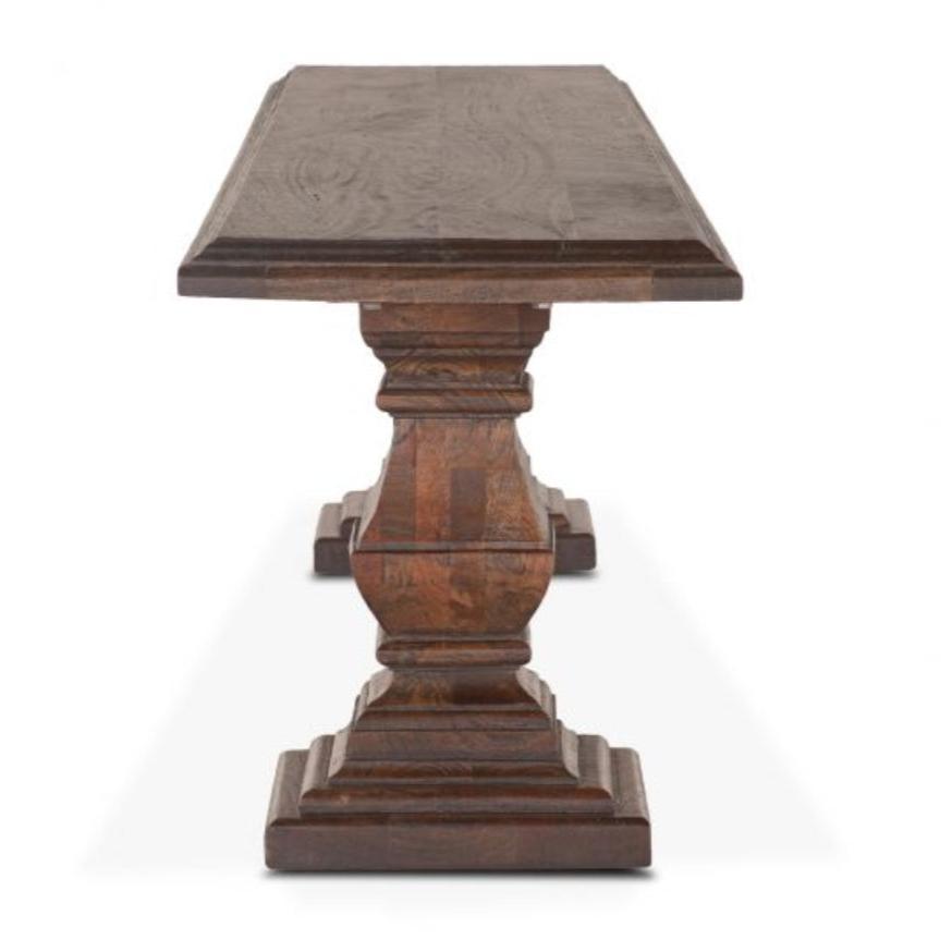 Panca in legno francese di mango invecchiato