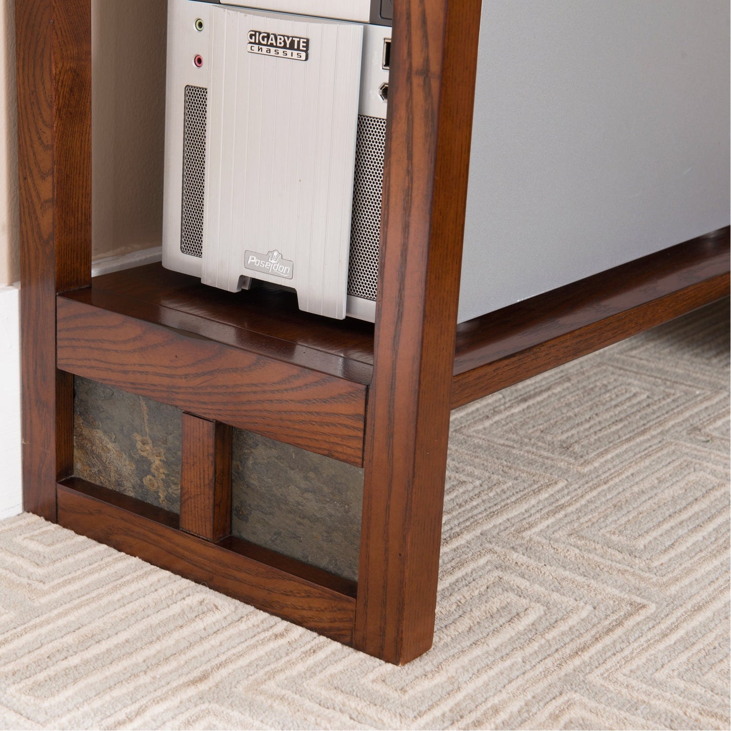 Scrivania angolare Mission di Leick Home