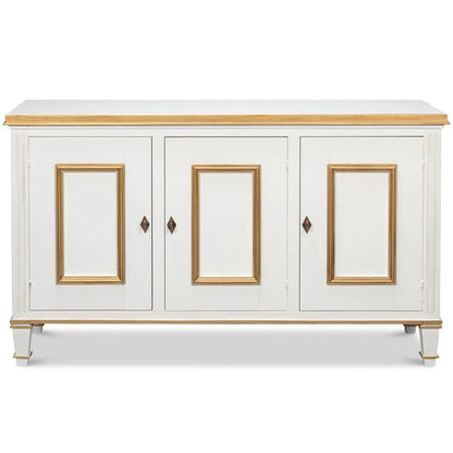 Buffet Louis bianco e oro