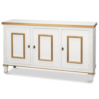 Buffet Louis bianco e oro