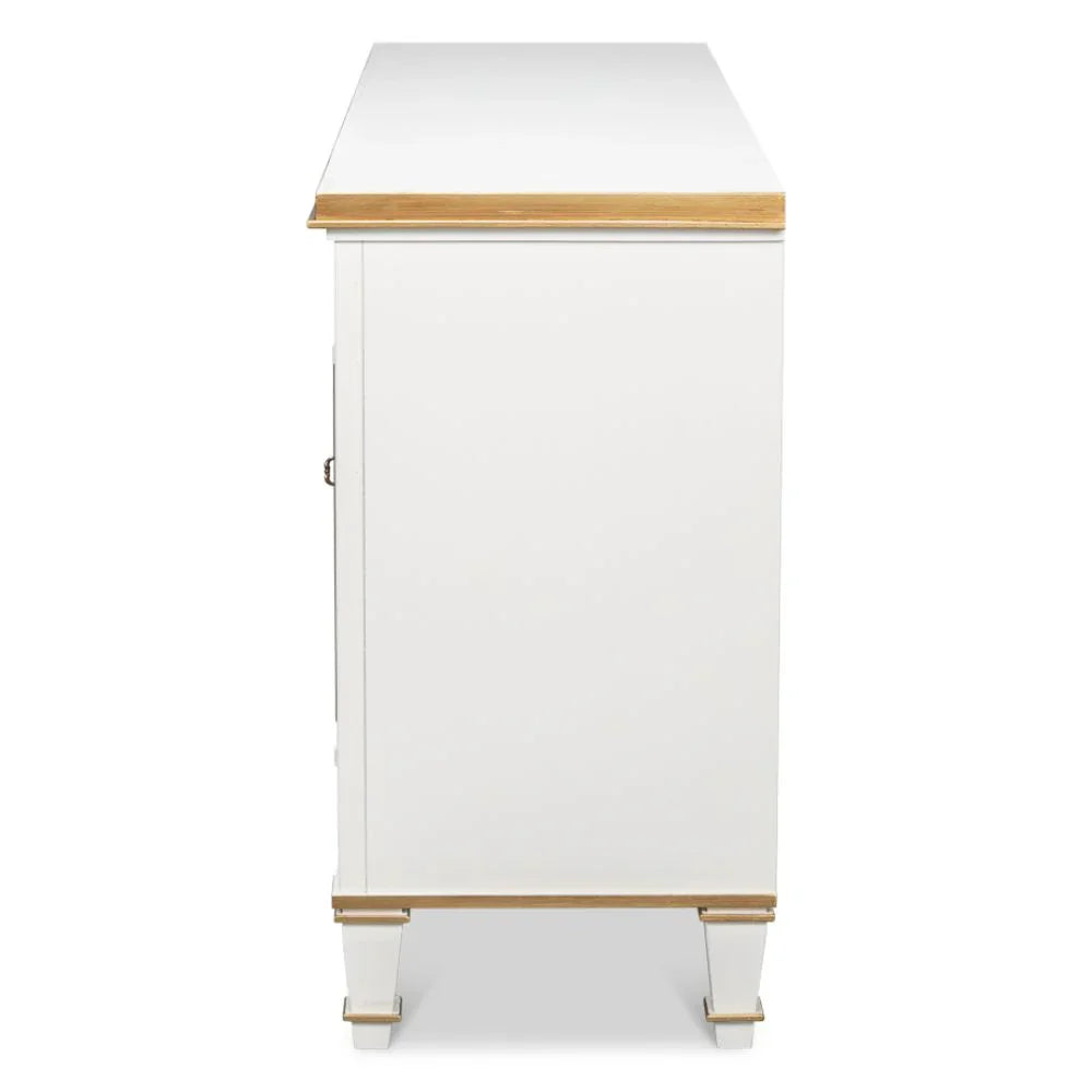 Buffet Louis bianco e oro