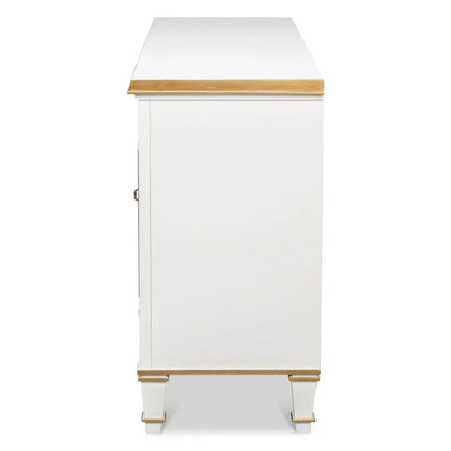 Buffet Louis bianco e oro