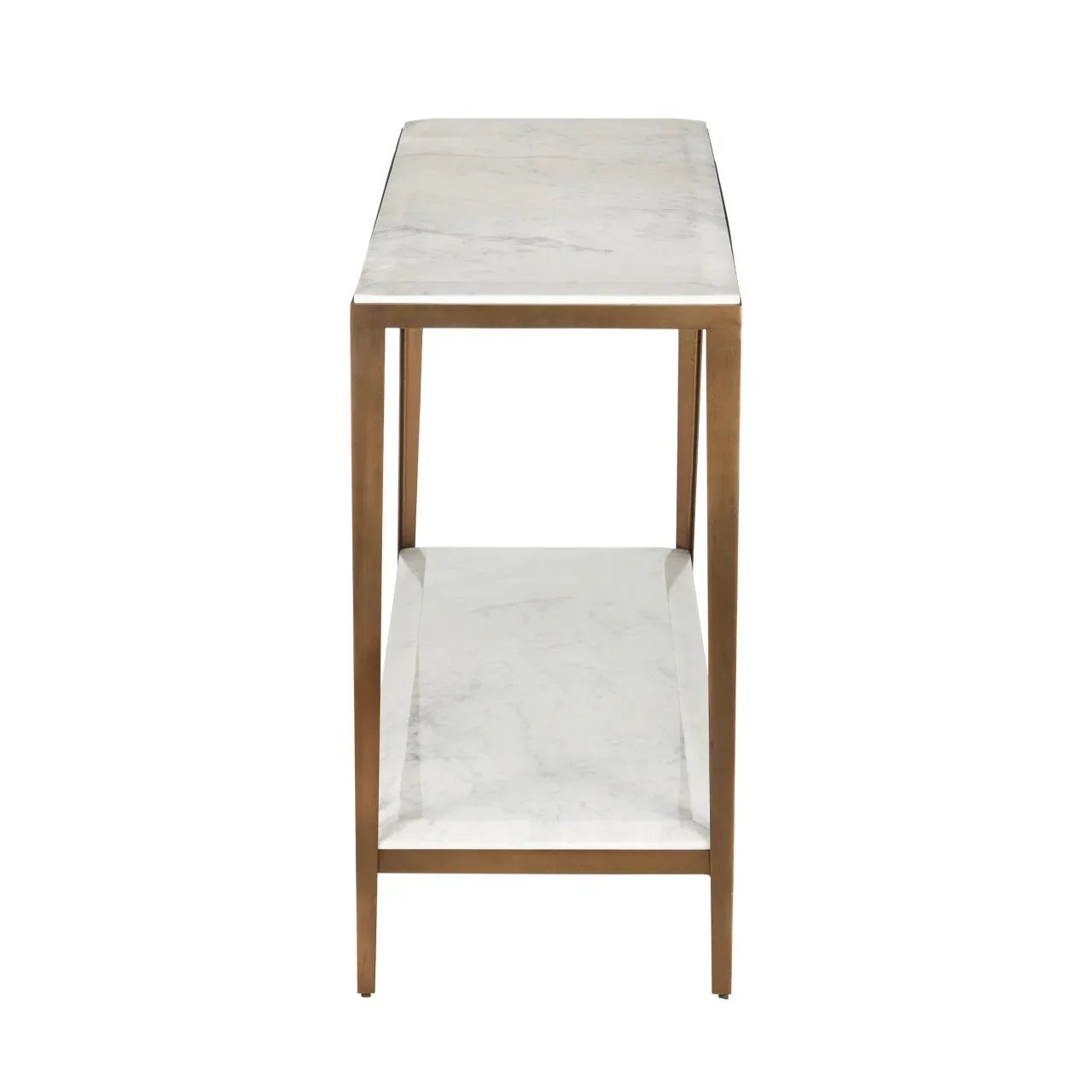 Consolle in marmo bianco lilla