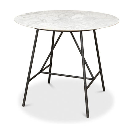 Tavolo da caffè francese con piano in marmo