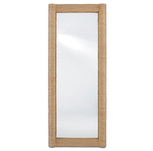 Specchio da terra in corda di abaca 