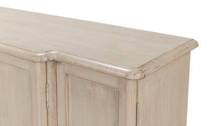 Credenza a 4 ante in pietra grigia invecchiata