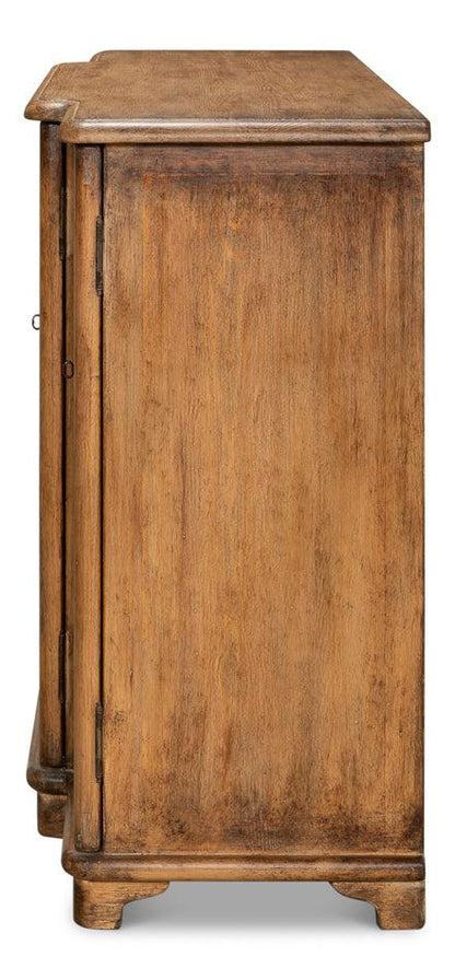 Credenza rustica invecchiata a 4 ante