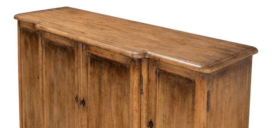 Credenza rustica invecchiata a 4 ante