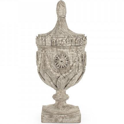 Urna in pioppo intagliata Antionette