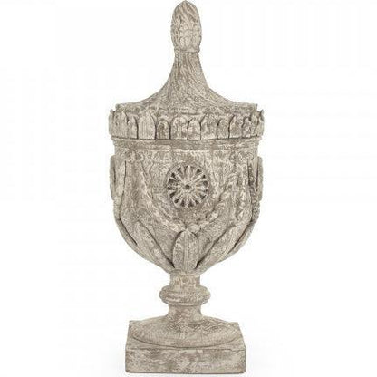 Urna in pioppo intagliata Antionette