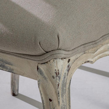 Sedie da pranzo antiche in stile shabby chic francese - Set di 4