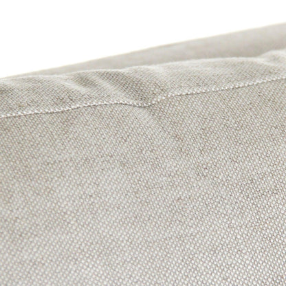 Divano antico con braccioli Cabriole in lino