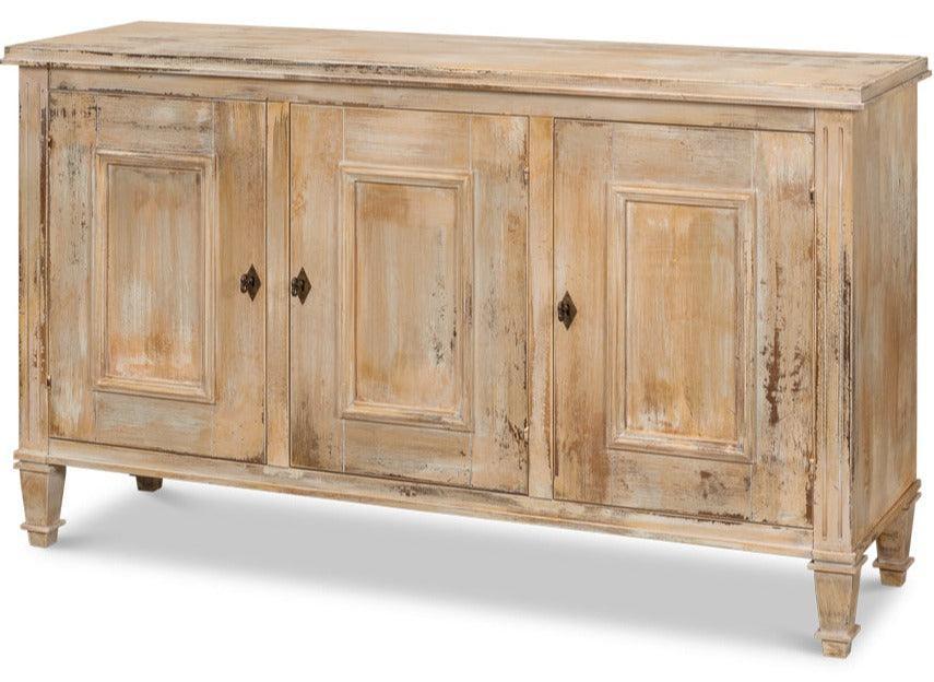 Buffet antico in rovere vintage in stile Luigi XVI