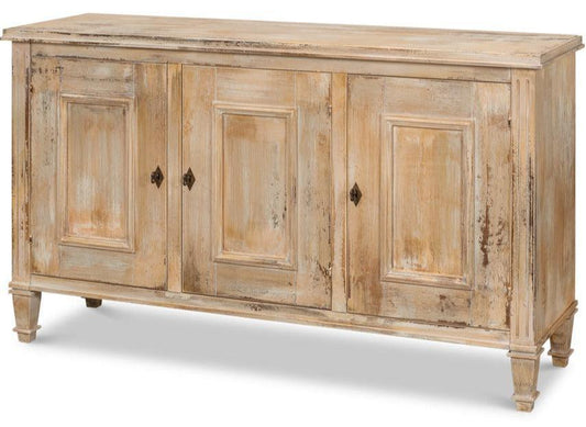 Buffet antico in rovere vintage in stile Luigi XVI