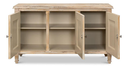 Buffet antico in rovere vintage in stile Luigi XVI