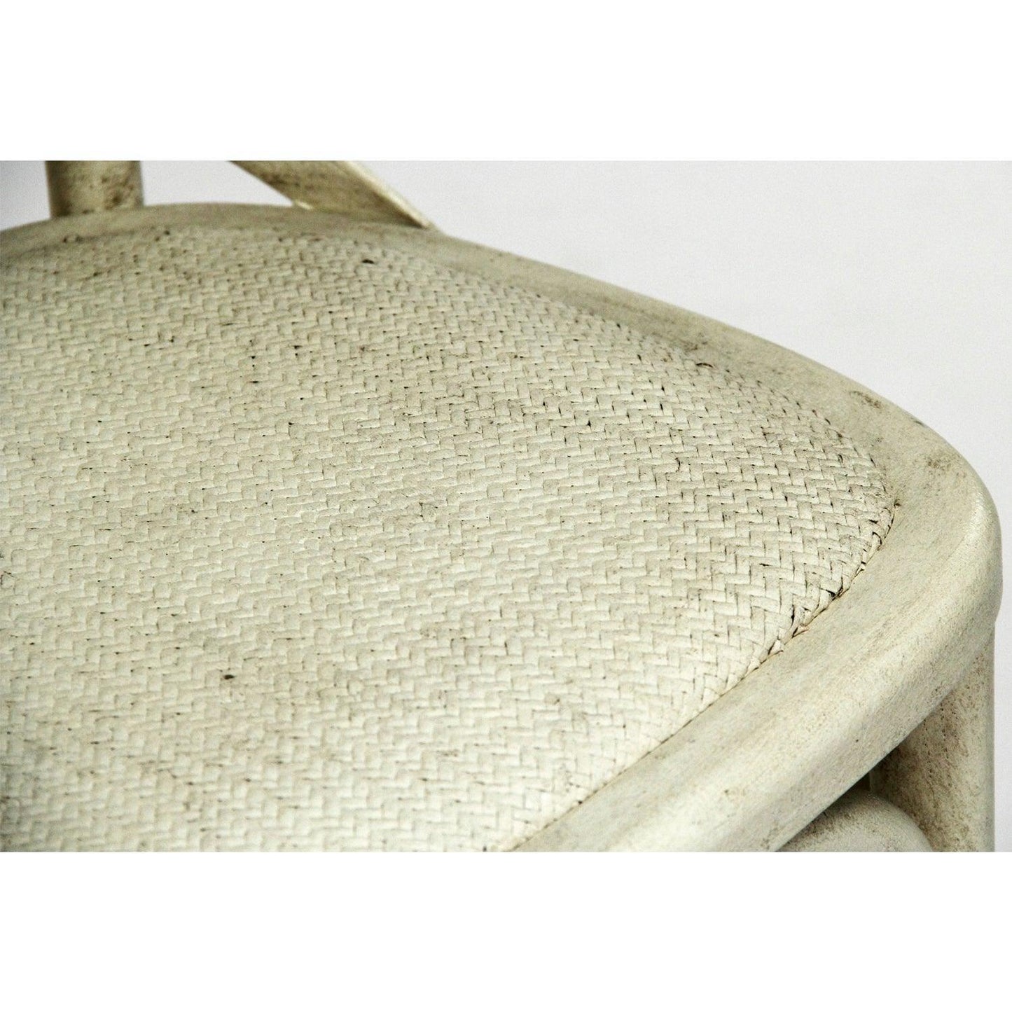 Sedie da caffè bianche antiche - Set di 2