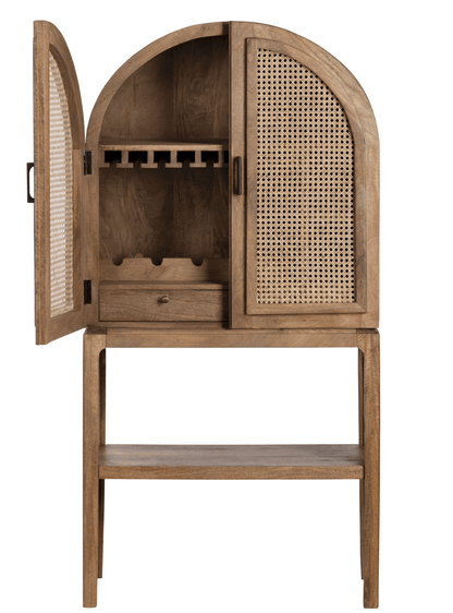 Mobile bar in canna arcuata