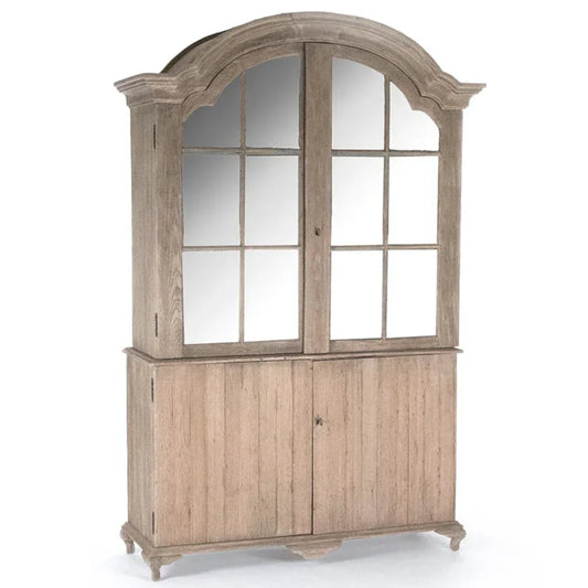 Vetrina da esposizione in stile francese ad arco