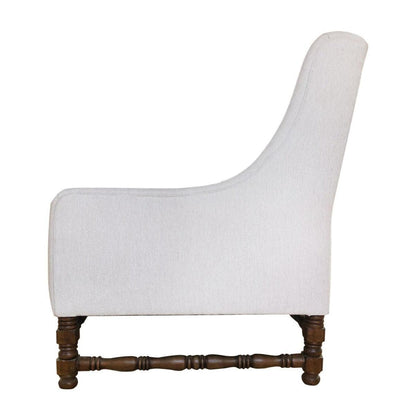 Divano Mission bianco in lana artigianale