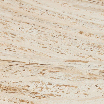 Tavolino da caffè in travertino naturale