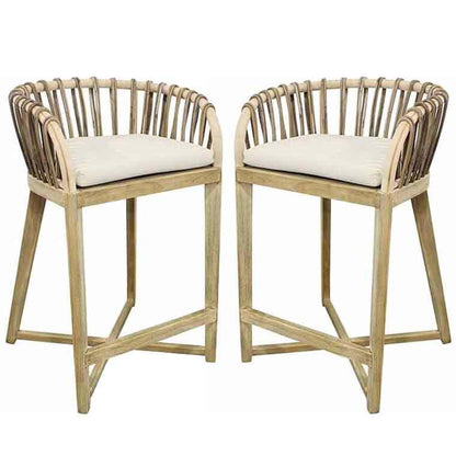 Sgabelli da bar Binah Teak