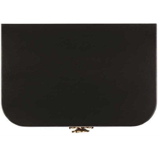 Comodino floreale nero