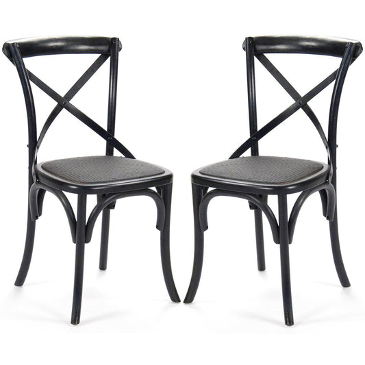 Sedie da caffè parigino nere