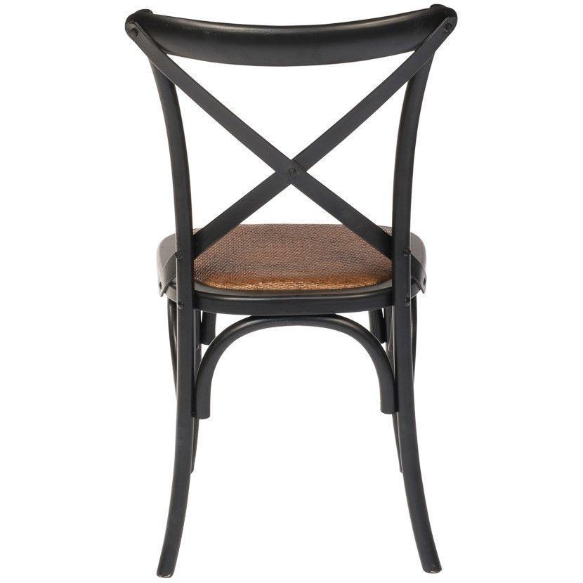 Sedia nera dei giardini delle Tuileries