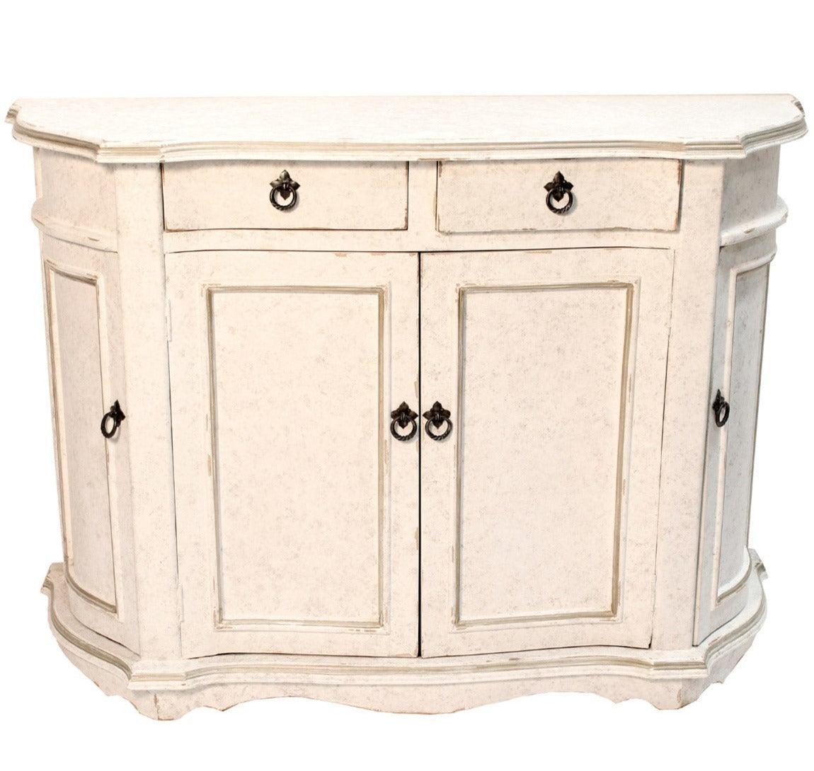 Credenza francese a mezzaluna Blanca
