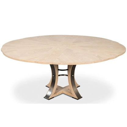 Tavolo da pranzo Tower Jupe in rovere sbiancato