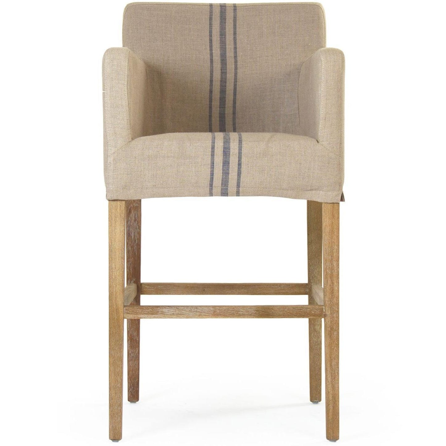 Sgabelli da bar Avignon a righe blu