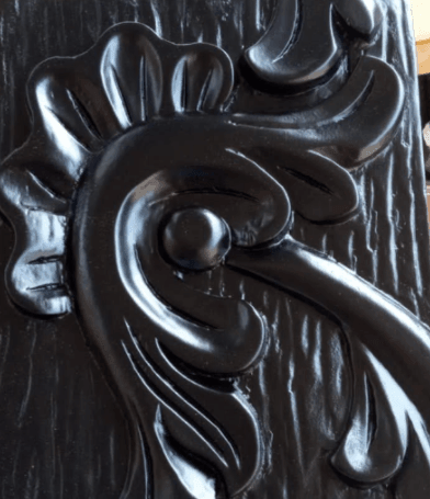 Letto intagliato Botanique