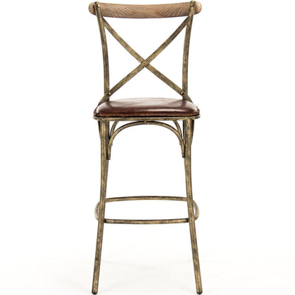 Sgabelli da bar bronzati