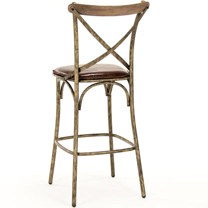 Sgabelli da bar bronzati