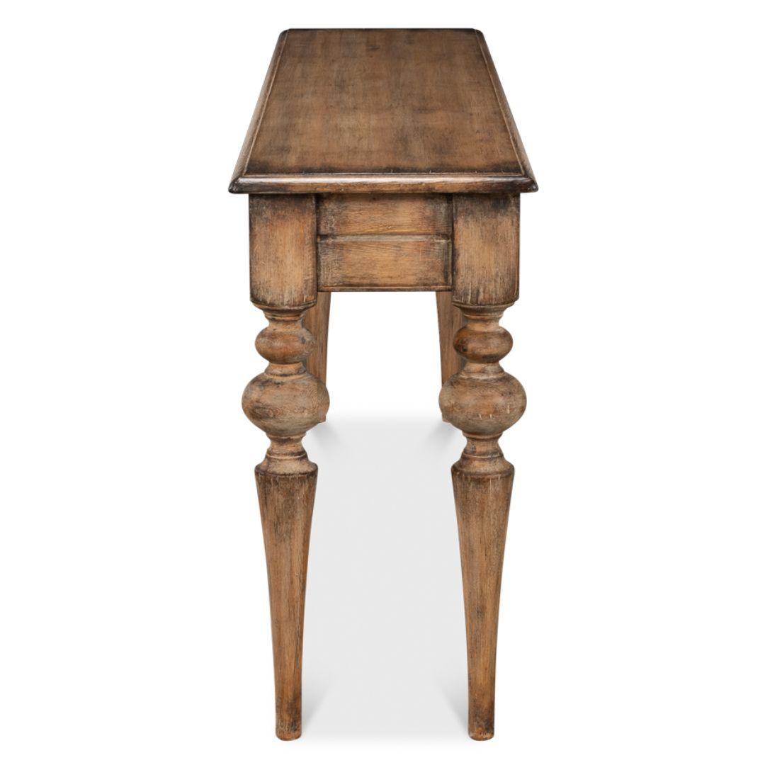 Tavolo da consolle rustico marrone in stile fattoria