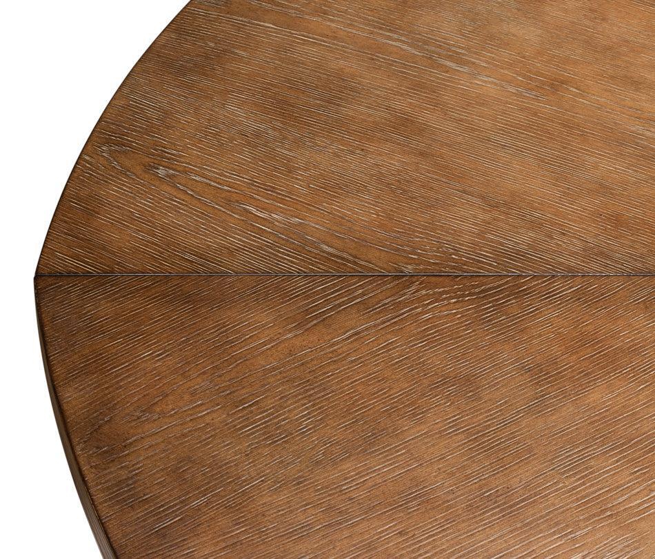 Tavolo da pranzo casual in Jupe marrone visone