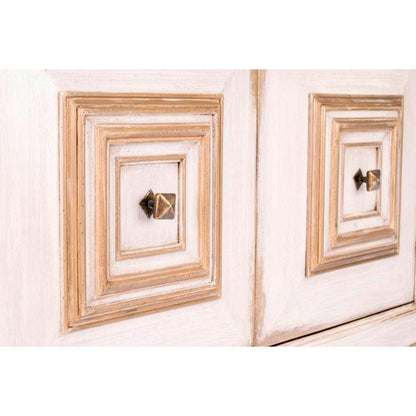 Credenza Chelsea invecchiata color crema