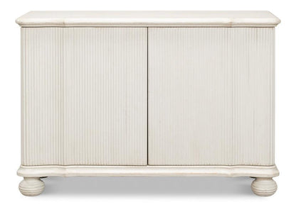 Credenza a 2 ante Clarisse Antique White a coste