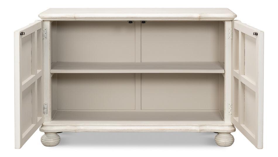 Credenza a 2 ante Clarisse Antique White a coste